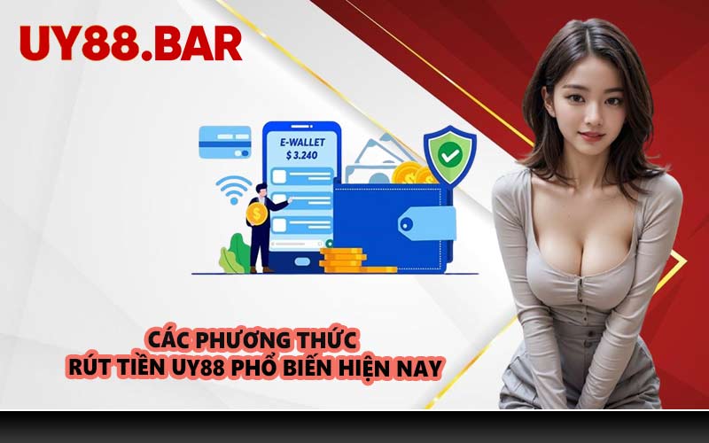 Các phương thức rút tiền UY88 phổ biến hiện nay